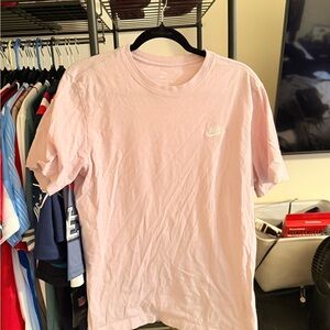 Nike Men's Light Pink Short Sleeve Tee